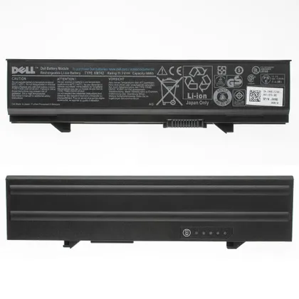фото, Оригінальна батарея для ноутбука DELL KM742 (Latitude: E5400, E5410, E5500, E5510) 11.1V 56Wh Black