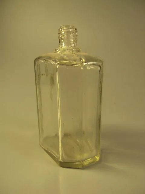 Бутылка флакон бутылочка одеколон стекло высота 10,2 см №11268 Недорого