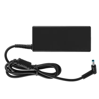 фото, Блок живлення для ноутбука HP 19.5V, 3.33A, 65W, 4.5*3.0-PIN, L-подібний роз'єм, black (без кабеля!)