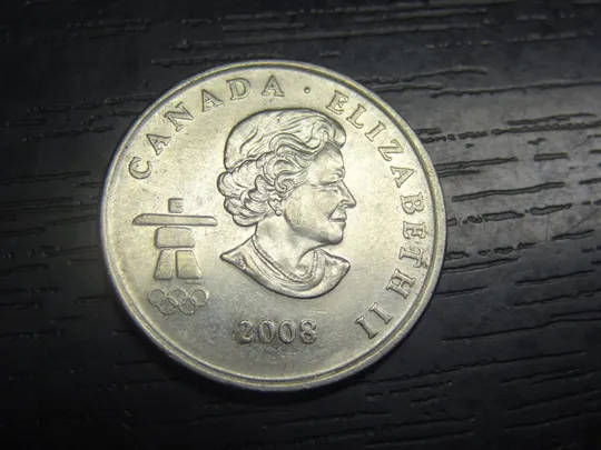Купити 25 центів 2008 Канада Ванкувер 2010 - Бобслей