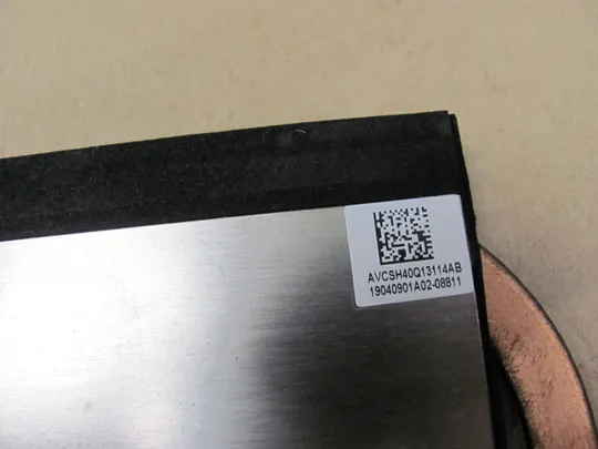 760-3 система охолодження AVCSH40Q131 01ER494 01ER493 для Lenovo Thinkpad T580 P52S оригінал З аукціону