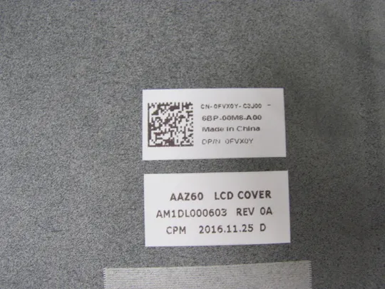 597-7 кришка матриці 0FVX0Y AM1DL000603  для Dell Latitude E7470 7470 оригінал в Україні