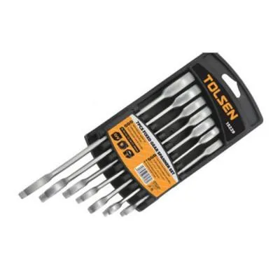 Ключ Tolsen храповых ключей 7шт 8-19мм (15229) Ціна