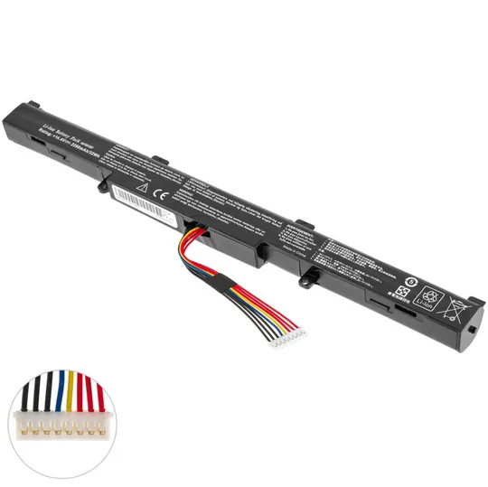 Купити Батарея для ноутбука ASUS A41N1501 (N552VW, N552VX, N752VX, GL752VW) 14.4V 2200mAh Black