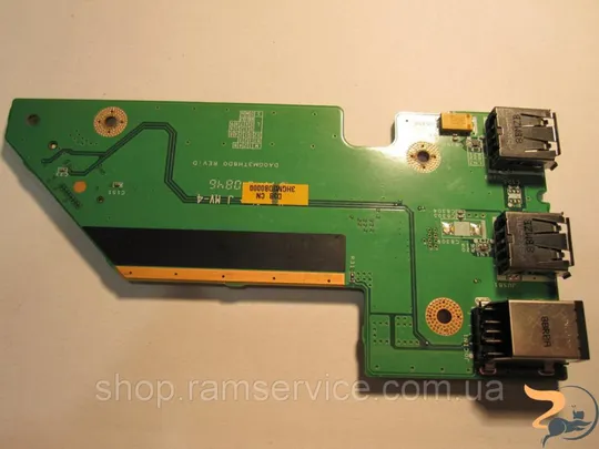Роз'єми USB, живлення для ноутбука Dell Studio 1737, *DA0GM3TH8D0 REV:D, б/в Ціна