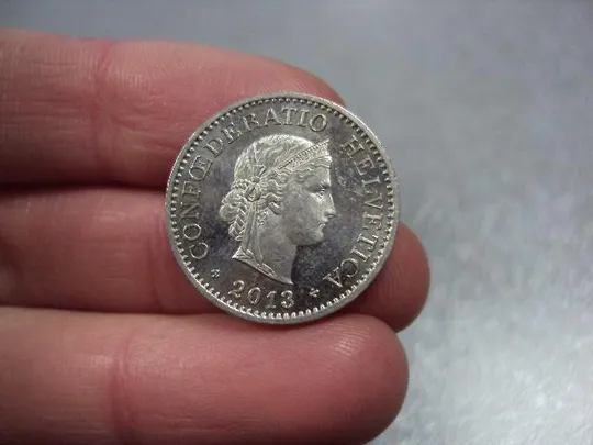монета швейцария 10 раппен 2013 №8601 Продаж