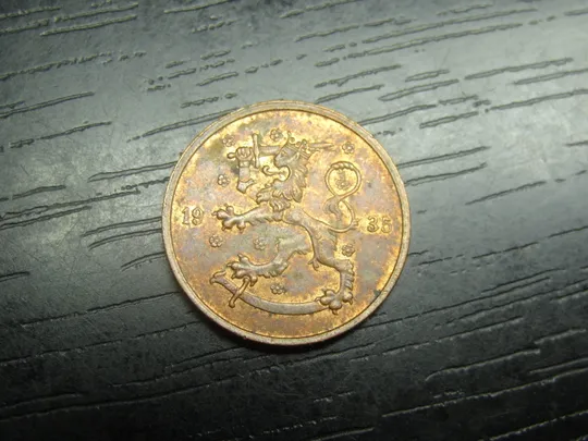 5 пенні 1935 Фінляндія Ціна