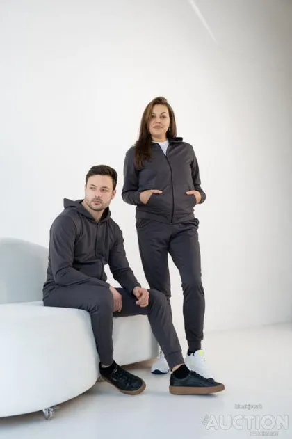 фото, Спортивний костюм унісекс колір графіт