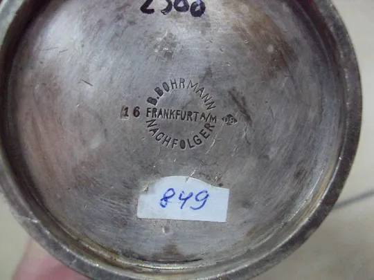 Чайник кофейник 0,55л и сливочник молочник paulsborn b.bohrmann 16 frankfurt a/m nachfolger №849,140 Де купити