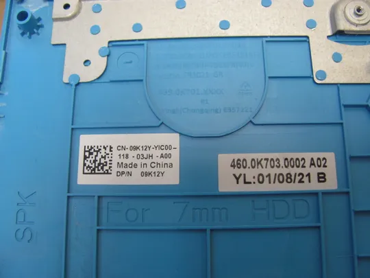 номер0949-8 Кришка панель палмрест 09K12Y 460.0H703.0002 з клавіатурою 0HP4KG для Dell G3 15 3500 3590 оригінал Торговий майданчик
