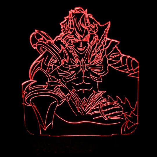 Акриловий світильник-нічник Даріус червоний tty-n001166 Ціна