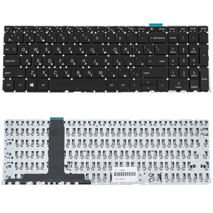 фото, Клавіатура для ноутбука HP (ProBook: 450 G8, 455 G8) rus, black, без кадру