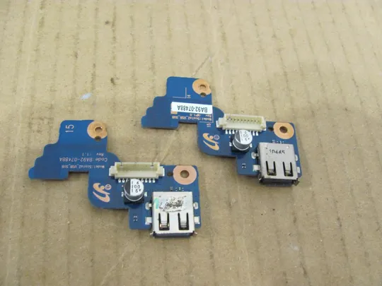 495-19 плата USB кнопка вкл BA92-07488A для SAMSUNG RV510 RV513 RV515 оригінал Ціна