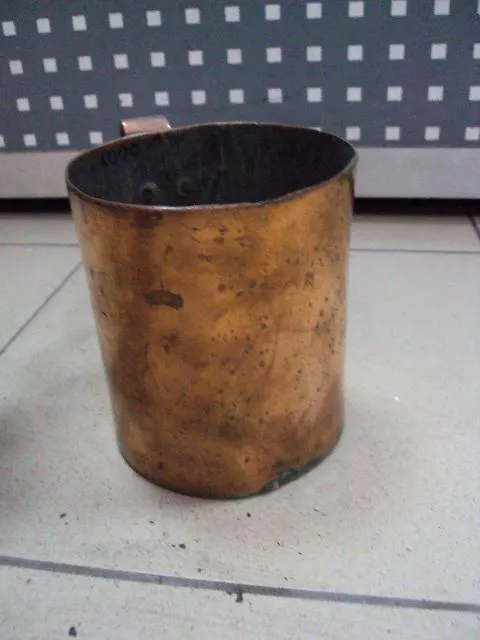Кружка медь высота 12,5 см, диаметр 10,8 см (№525) №11394 Інтернет-аукціон