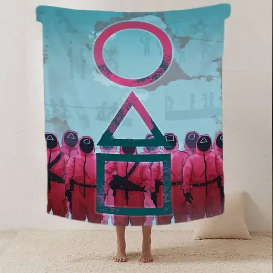 Купити Плед 3D ИГра в кальмара №3 20222467_A 12312 160х200 см