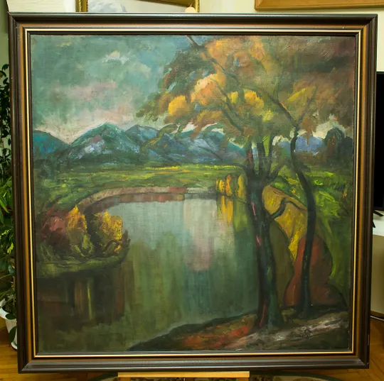 Нар. худ.СССР Бокшай Й.Й. (1891-1975) х.м. раз. 67х 87.5 см. 1960 г. Академик худ. СССР. также много другого. в Україні