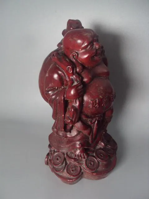 Фигура пластик тяжелый японский бог богатства и веселья Хотэй или Смеющийся Будда Будай №10326 Де купити