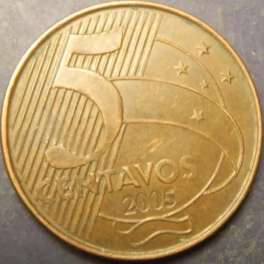 Купити 5 сентавос 2005 Бразилія