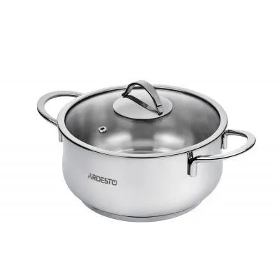 Кастрюля Ardesto Black Mars с крышккой 3,0 л (AR0730S) Ціна