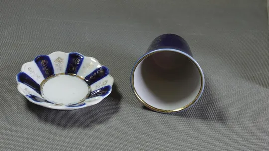 Купити Чашка с блюдцем советский фарфор БУ горнятко Бронниця с блюдцем Довбиш