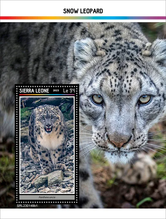 Сьерра Леоне - Снежный Барс -2023.Чистый полный красивый комплект.MNH. Ціна