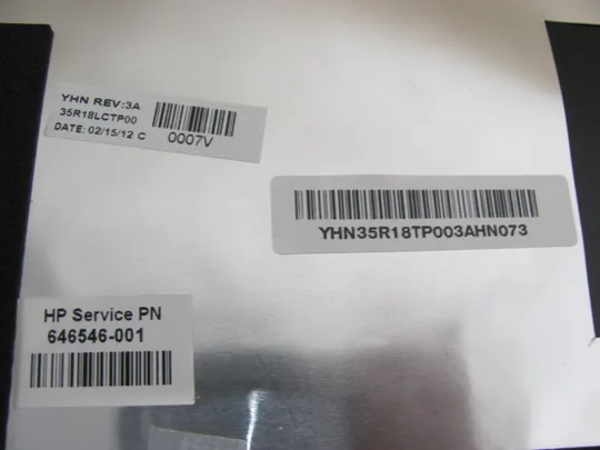 437-9 кришка матриці 646546-001  35R18LCTP00  для   HP Pavilion G7-1000  оригінал З аукціону