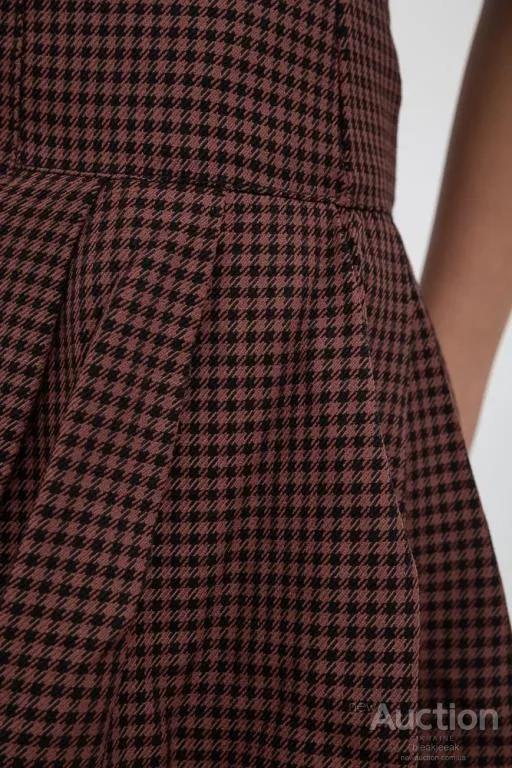 Юбка женская, цвет коричнево-черный, 112R469 Продаж