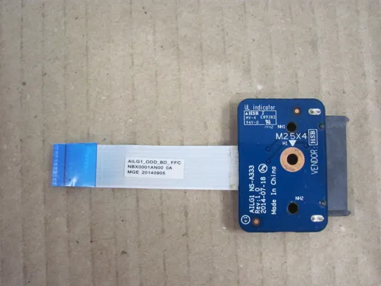 387-12  плата перехідник  CD/DVD AILG1 NS-A333 NBX0001AN00 для  LENOVO G70-70 G70-80 B70-70 Z70-80 G70-35  оригінал Ціна