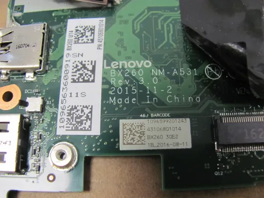 873-13 материнська плата BX260 NM-A531  для Lenovo Thinkpad X260 оригінал На торгах