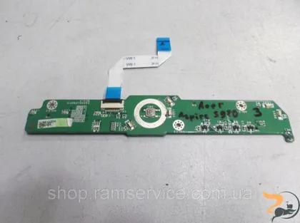 фото, Кнопка включення для ноутбука Acer Aspire 5920, *DA0ZD1PB6F0, Rev:F, б/в
