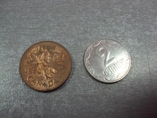 монета канада 1 цент 1979 №9534 Ціна