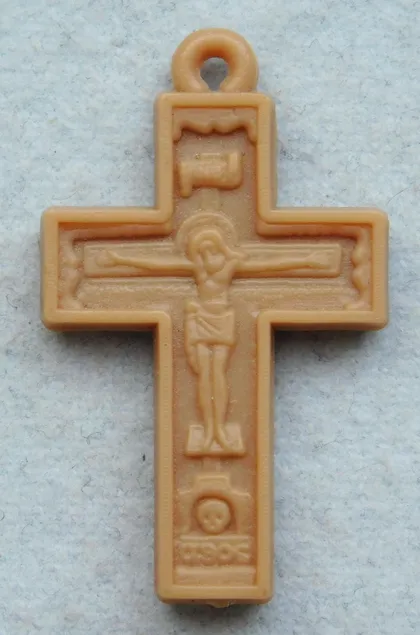 фото, Хрест - пластмаса - Розп'яття, Богородиця