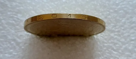 (5254) 1 гривня 2015 70 років Перемоги у ВВВ (маки) (1 гривна 2015) З аукціону