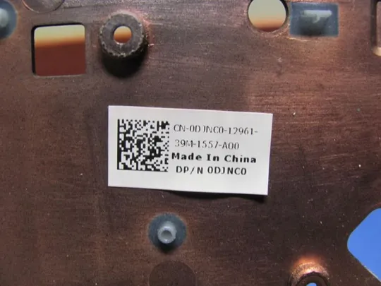 номер0140-3 Кришка панель палмрест та тачпад 0DJNC0 0GPV9K для DELL LATITUDE E6540 оригінал Де купити