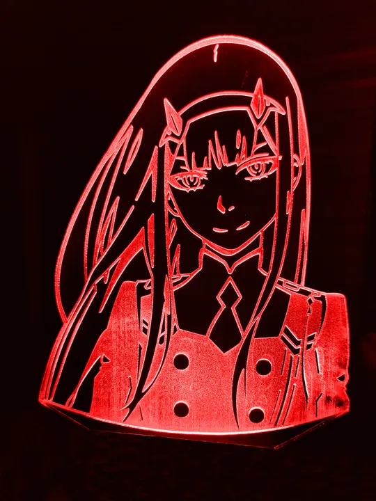 Акриловий світильник-нічник Зеро Ту 4 червоний tty-n000879 Ціна