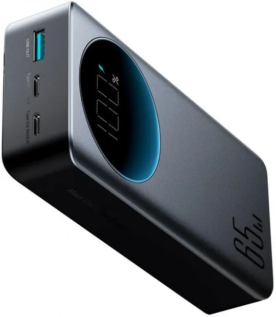УМБ Joyroom 30000mAh 65W USB-A, 2xUSB-C In/Out,PD,QC3.0 Black Продаж