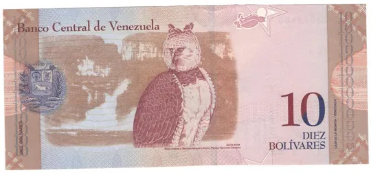 Купити 10 боліварів 2007 року UNC Венесуела