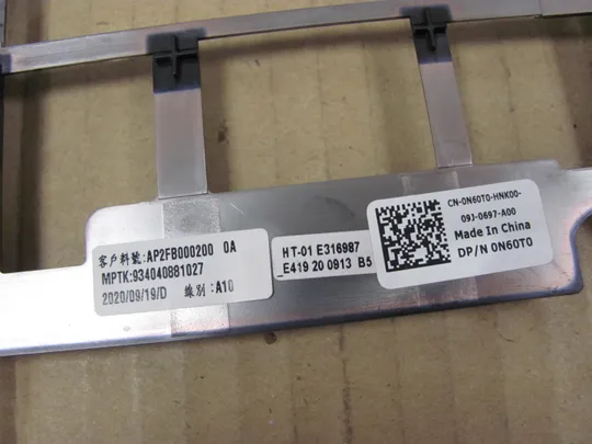 821-25 кріплення корпусу 0N60T0 AP2FB000200 для Dell Latitude 5410  5411  оригінал Продаж