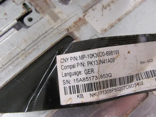 391-2  Кришка панель палмрест тачпад клавіатура AP154000900 для Acer Aspire E5-511 E5-521 E5-551 оригінал Інструкція