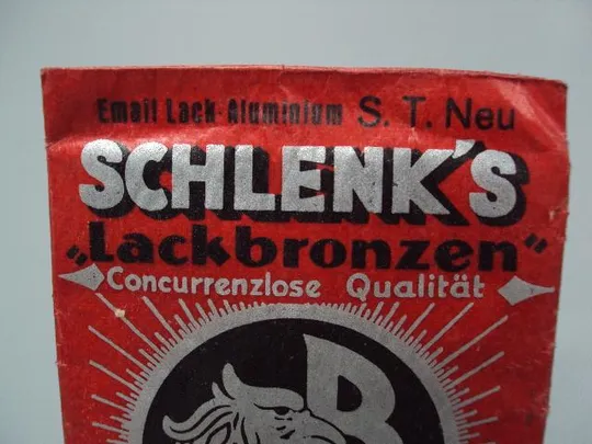 Пакетик с наполнением Лаковая бронза Карл Шленк Нюрнберг Schlenk's lackbronzen Carl Schlenk №13511 З аукціону