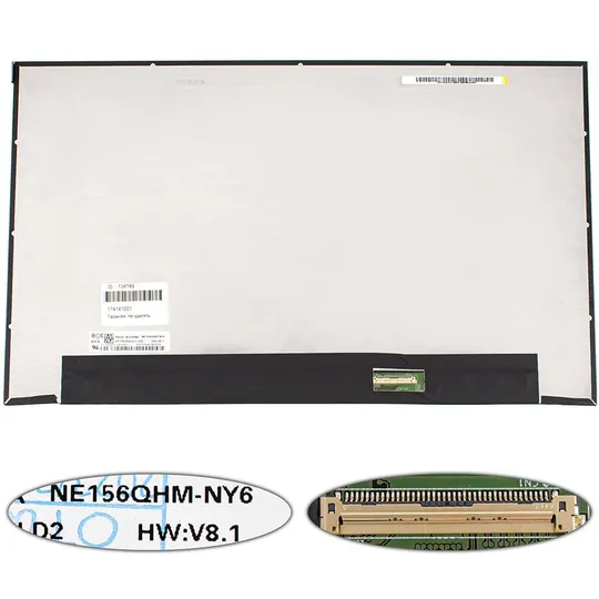 Матрица 15.6&quot; NE156QHM-NY6 (2560*1440, 40pin(eDP, IPS, 165Hz, 300cd/m2, 16.7M), LED, SLIM(без доп панели), матовая, разъем справа Ціна