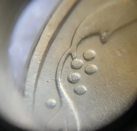 Купити (7936) 50 копійок 1992 1АВ(г)м по каталогу В.Шекені з розколом у 2 гроні (50 копеек 1992 брак)