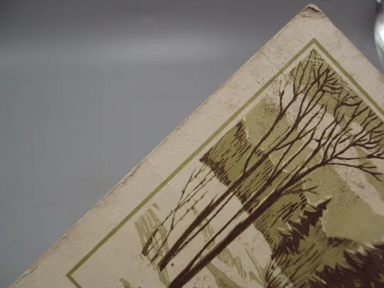 Открытка 8 марта природа березы река цветы художник И. Дергилев 1968 год №17944 Продаж