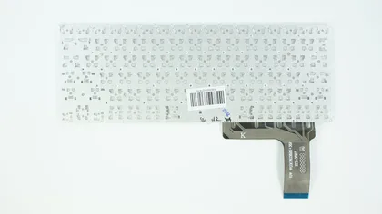 фото, Клавіатура для ноутбука ASUS (E202SA series) rus, white, без фрейма