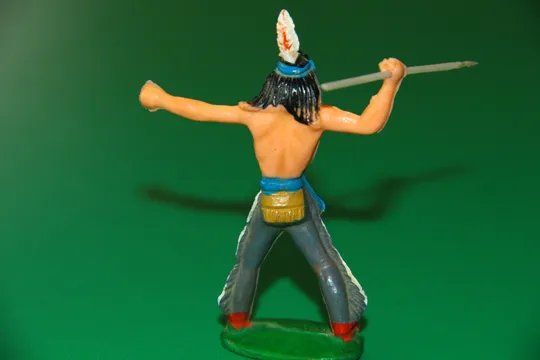 Купити індіанець ГДР №050 ЖОВТИЙ ВОВК Георг Блехтшмідт РІДКІСНІ КОЛЬОРИ оригінальний спис