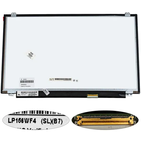 Купити Матриця 15.6 LP156WF4-SLB7 (1920*1080, 40pin(250cd/m2, 80/80/80/80(кути), IPS), LED, SLIM(вертикальні вушки), матова, роз'єм