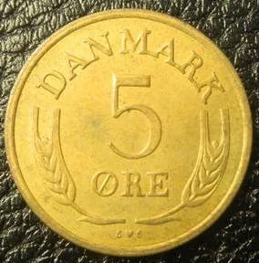 Купити 5 оре 1972 Данія