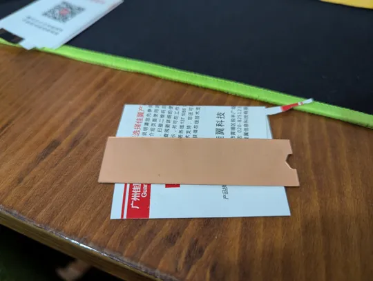 Купити Jeyi мідь графеновий Радіатор heatsink M2 2280 0.15mm 0.15мм для SSD під відеокарту для ноутбуків