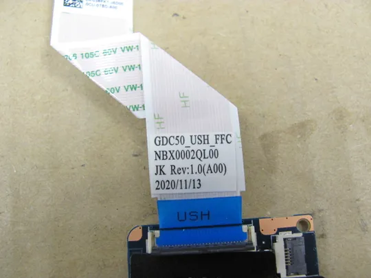 750-19 плата підлючення клавіатури GDC41 LS-K378P NBX0002QL00 038PK1 для DELL Latitude 7520 E7520  оригінал Продаж