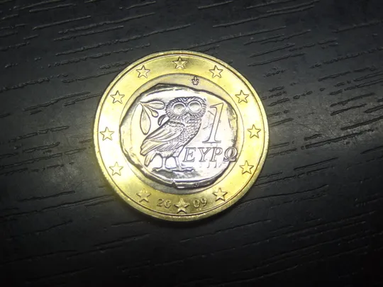 1 євро Греція 2009 UNC Ціна